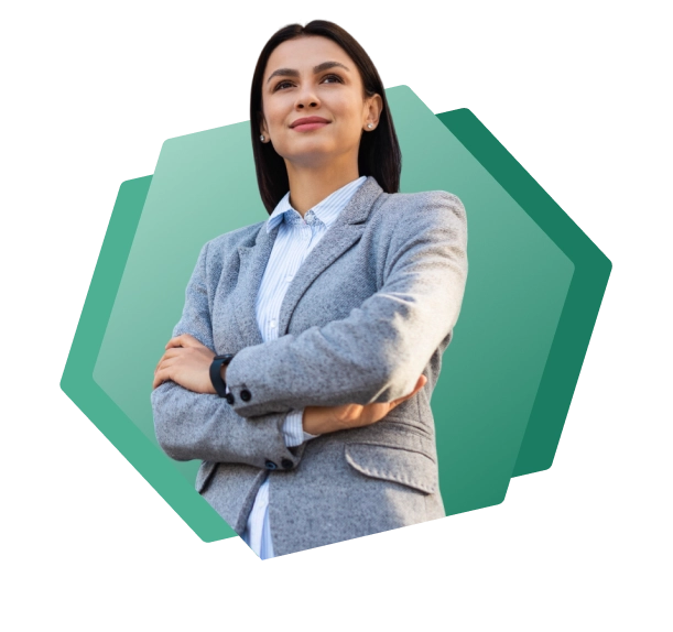 partner program lady in grey jacket