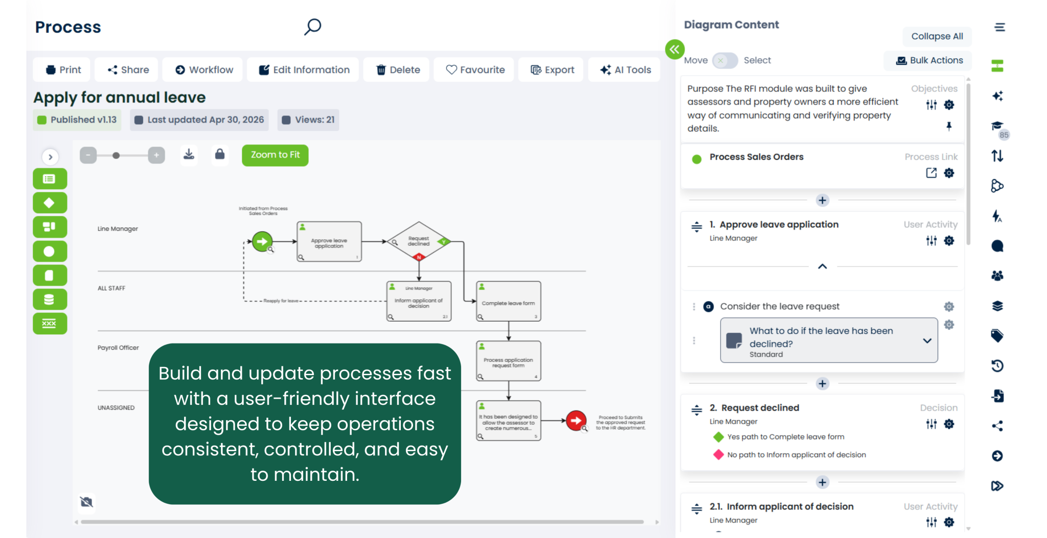 New Process Feature Process Management & Governance Software | ProcessPro