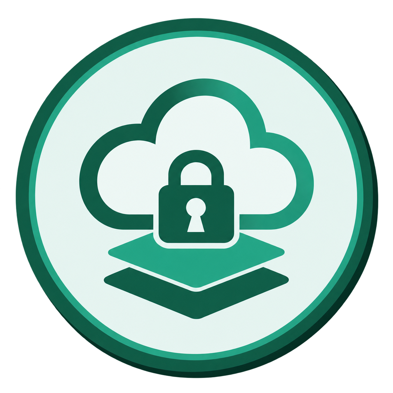 cloud hosting and data protection badge