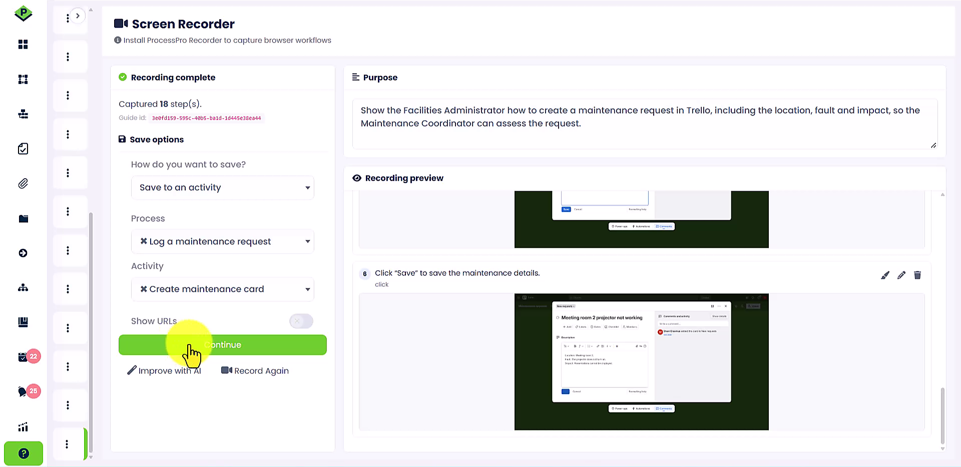 Screen Recorder for Process Guides | ProcessPro