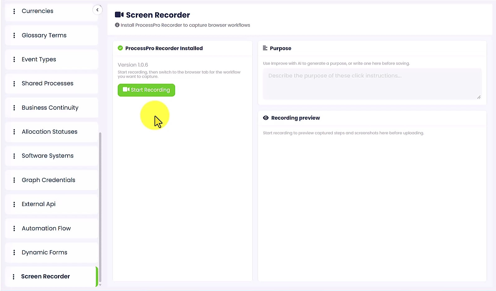 Screen Recorder for Process Guides | ProcessPro